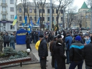 Своеобразная реакция на протесты в Виннице
