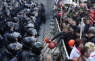 Шахтеры Украины возобновляют акции протеста