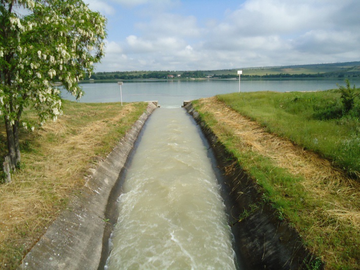 Завершена реконструкция канала Альминского водохранилища в Крыму