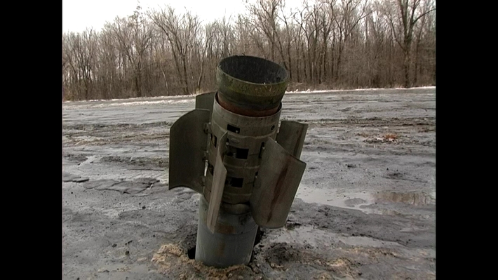 В ночь на 12 февраля Луганск обстрелян кассетными боеприпасами