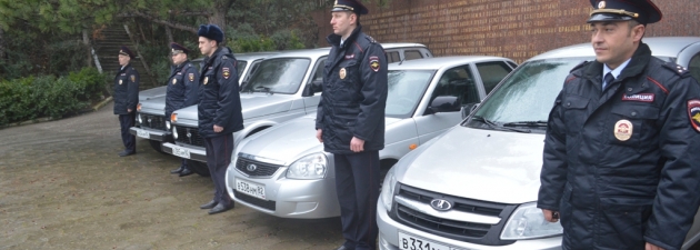 Полиция в Ялте получила новые автомобили