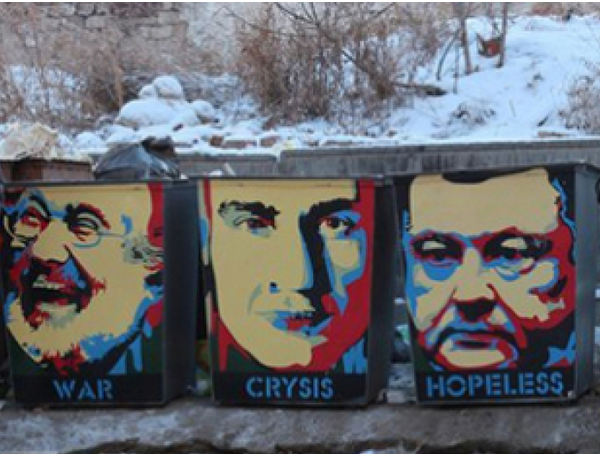 "Картина маслом" - Коломойский, Кличко, Порошенко на мусорных баках