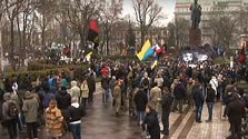 Националисты в центре Киева потребовали отпустить подозреваемых в убийстве Бузины