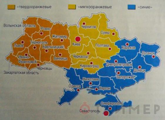 Украина карта