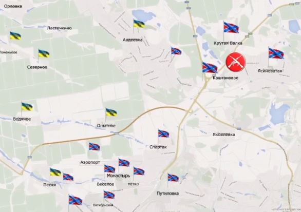 Видеообзор карты боевых действий в Новороссии за 3 марта
