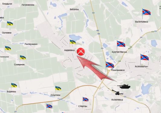 Видеообзор карты боевых действий в Новороссии за 19 января