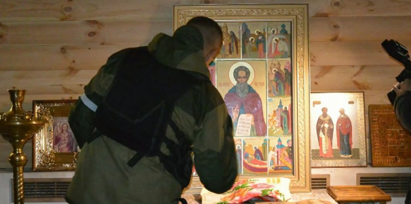 Освобожденные Святыни. Армия Новороссии имеет православный дух (видео)