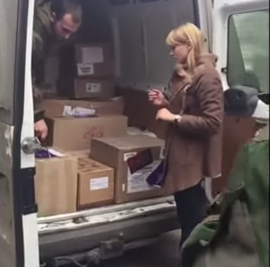 Гуманитарная помощь для первого военного госпиталя г. Донецка (видео)