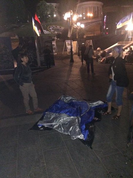 Майдан 3 - палатки уже снесли