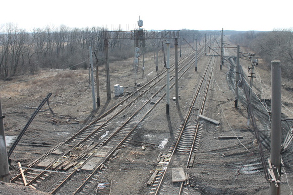 в ДНР продолжается ремонт жп путей