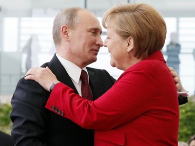 Путин и Меркель в Кремле