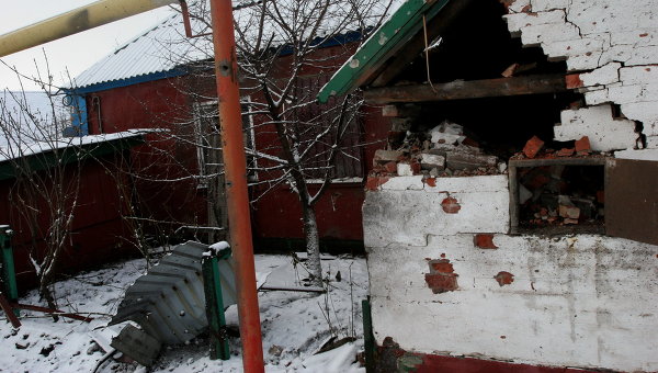разрушенный Донбасс