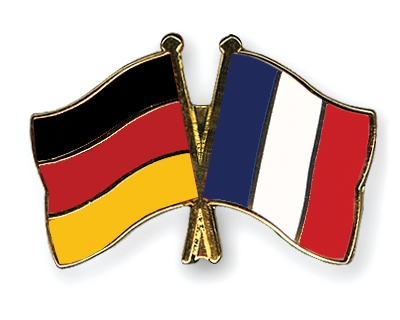 флаги Германии и франции