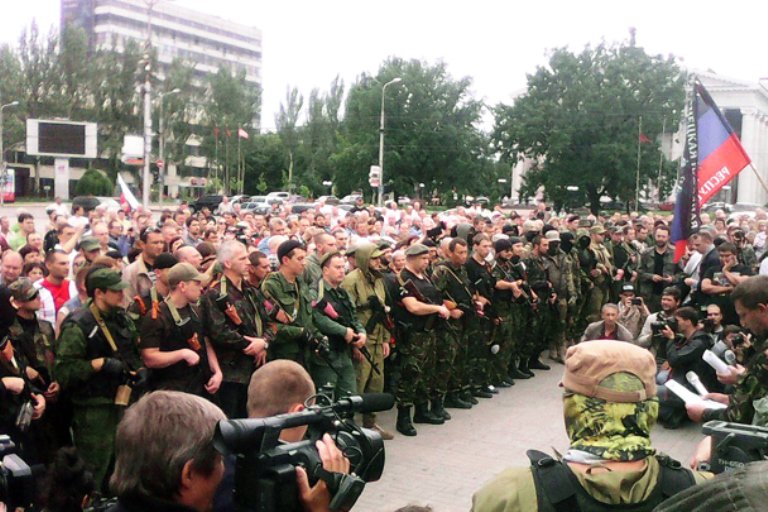 В штабе ополчения опровергли заявление Порошенко о российских войсках на Украине