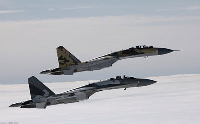 Истребители Су-30СМ нанесли удары неуправляемыми ракетами и бомбами в Крыму