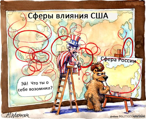 Сфера влияния США и России