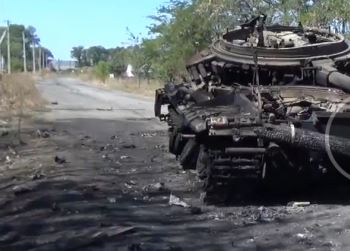 Украинские войска были выбиты из села Грабовское (видео)