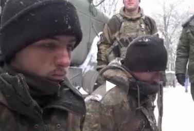 Украинские спецназовцы сдались в плен под Дебальцево 