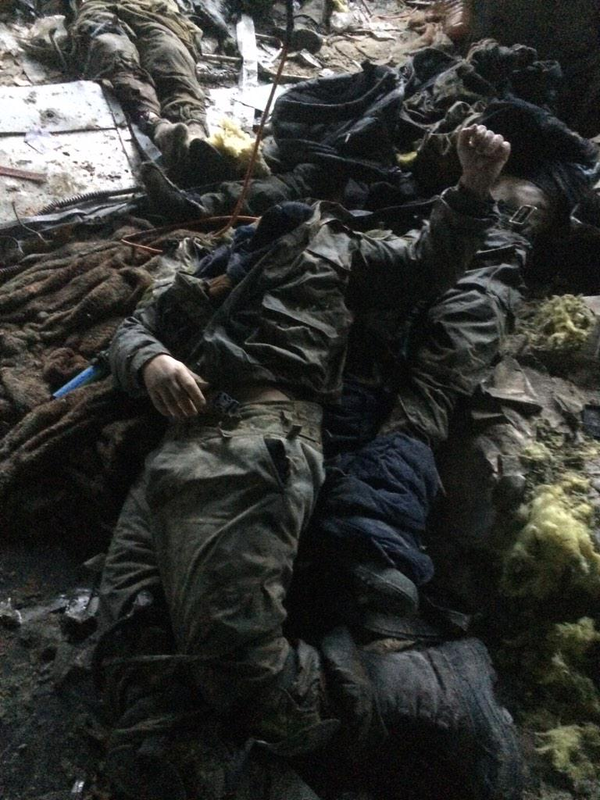 Тела погибших украинских солдат