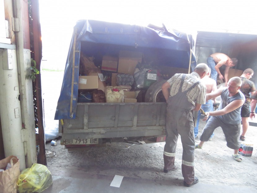 Отчет о доставке гуманитарных грузов в Новороссию (первая половина июля 2014)
