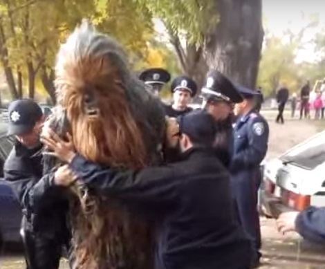 Чубакка оштрафован в Одессе