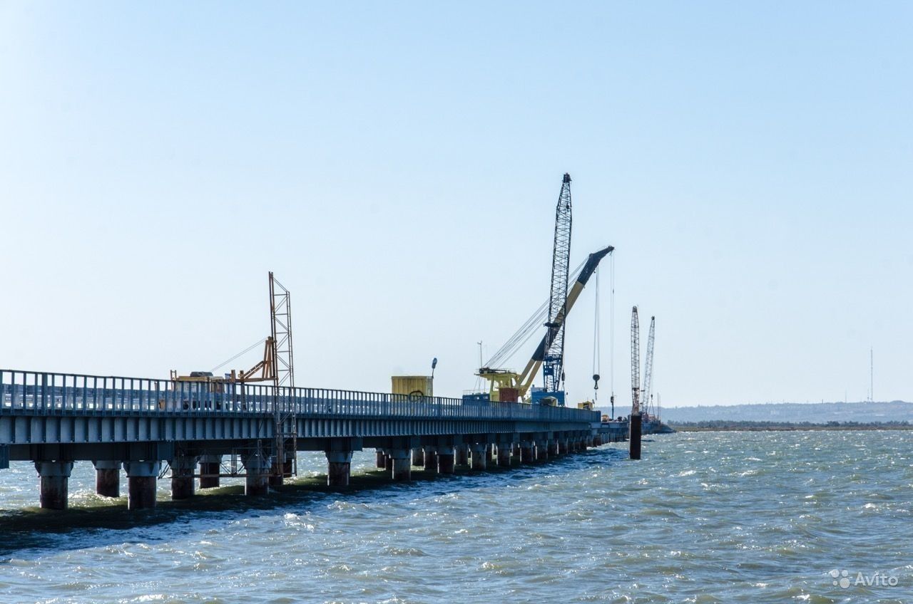 Строительство Керченского моста к маю 2016