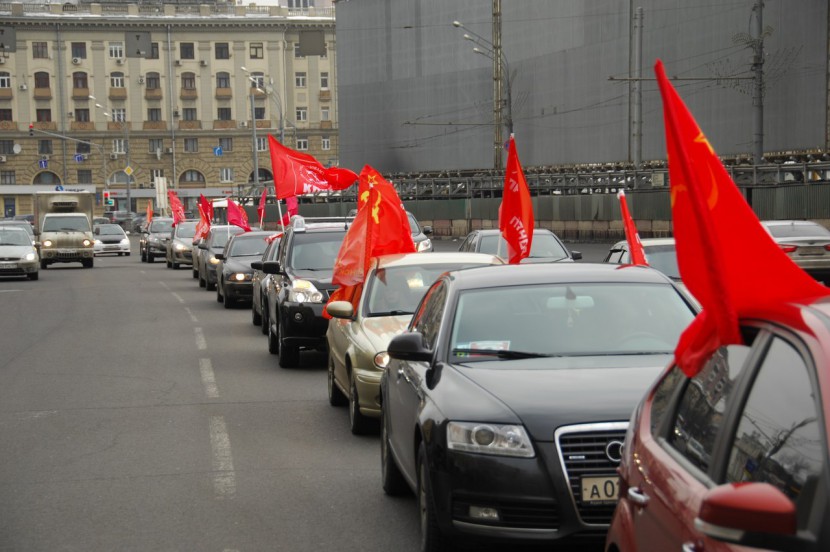 Автопробег в поддержку сражающегося Юго-Востока Украины