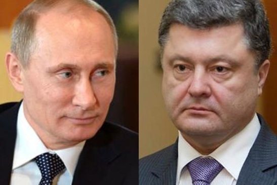 путин и порошенко о войне на украине