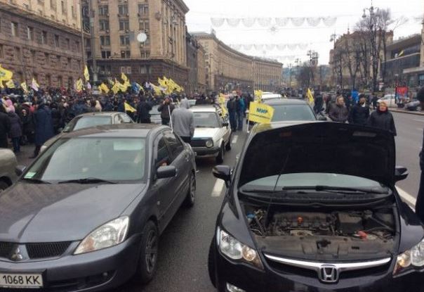 против Кличко в Киеве митинг
