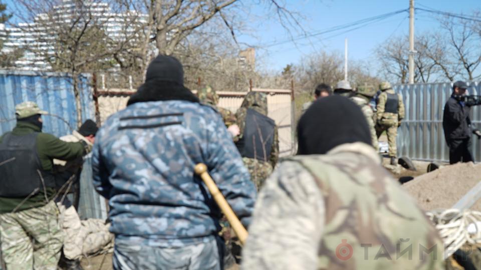 в Одессе на стройплощадке произошла драка со стрельбой