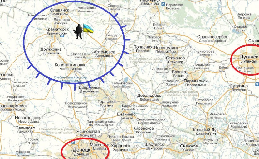 Украина готовится к обороне по линии Славянск – Мариуполь