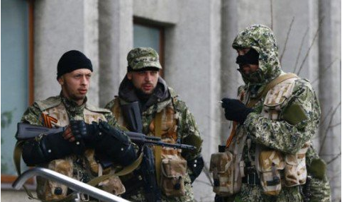Бойцы армии Новороссии взяли в плен украинских карателей