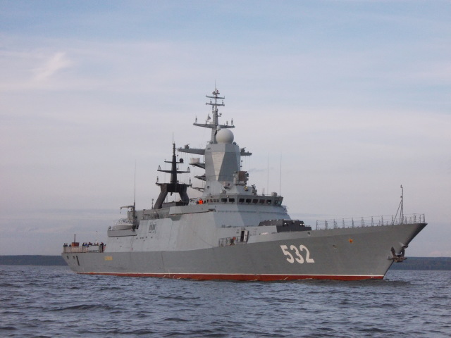 Корвет «Бойкий» провёл торпедные стрельбы на учениях в Балтийском море