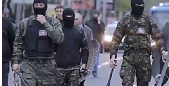 Боевики Коломойского наводят порядок в Западной Украине