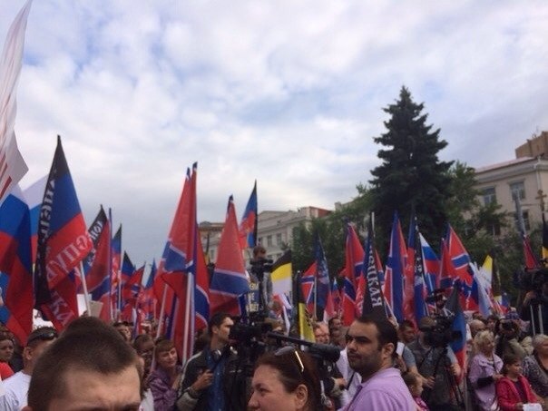 Митинг в Новороссии