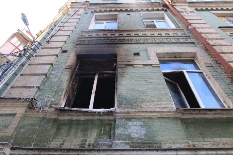 В результате пожара в Киеве сгорела квартира дипломата