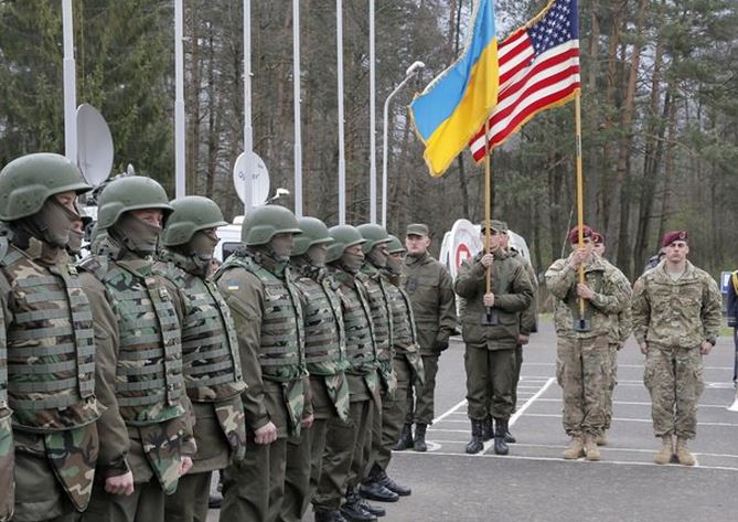 Учения Америки и Украины апрель 2015