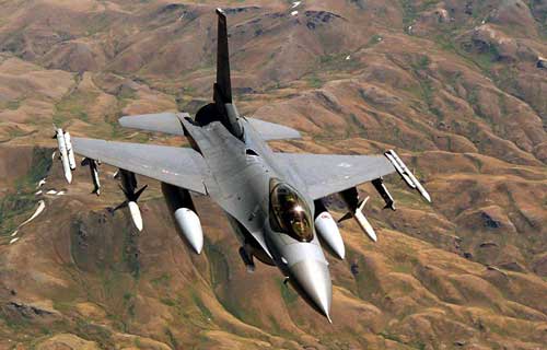 Истребитель F-16 ВВС Марокко был сбит в небе над Йеменом