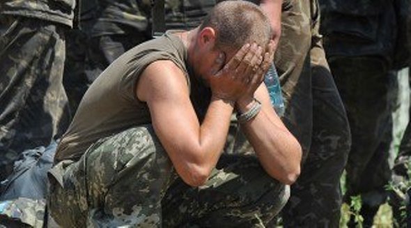 украинские военные сдаются в плен