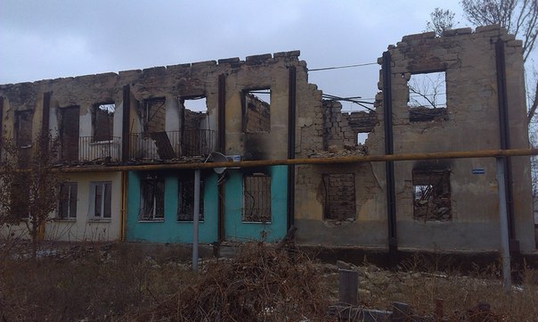 Разрушения в Первомайске