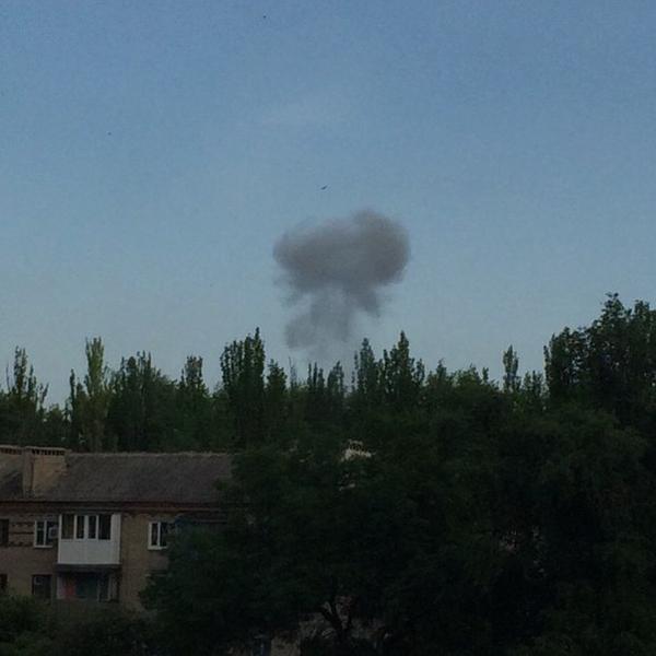 дым над Донецком