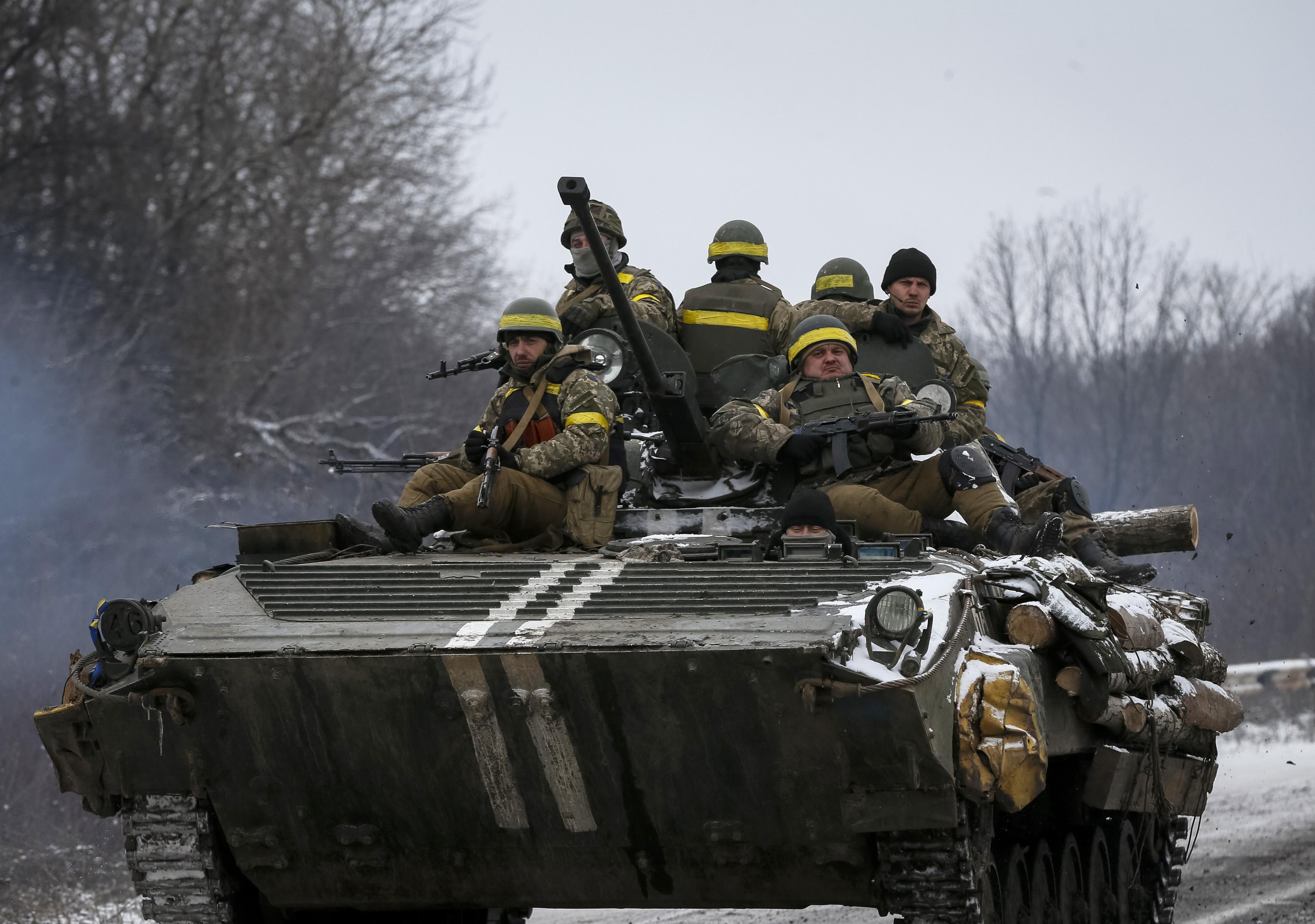 Отвод тяжелого вооружения с украинской стороны не начат