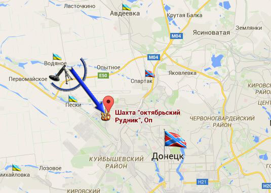 По сообщениям на 02:30 ВСУ продолжают обстреливать из гранатометов район шахты Октябрьской.
