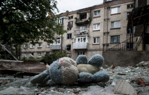Горловка под огнем украинских карателей