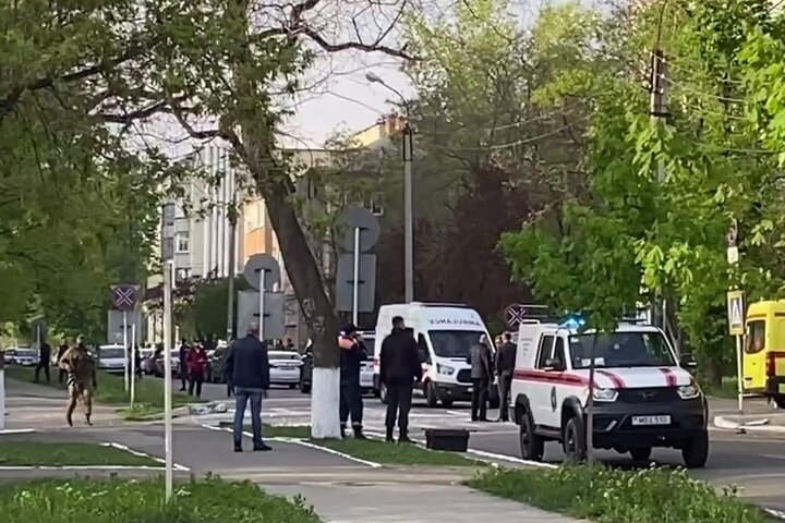 Несколько взрывов произошло у здания госбезопасности Приднестровья