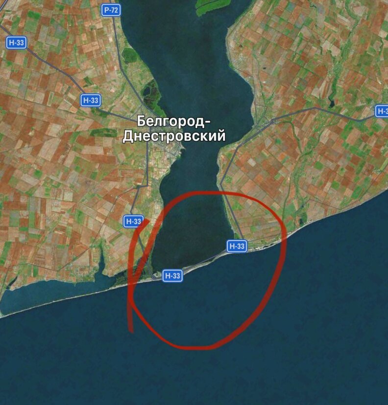 В Одессе нанесен ракетный удар по мосту в Затоке
