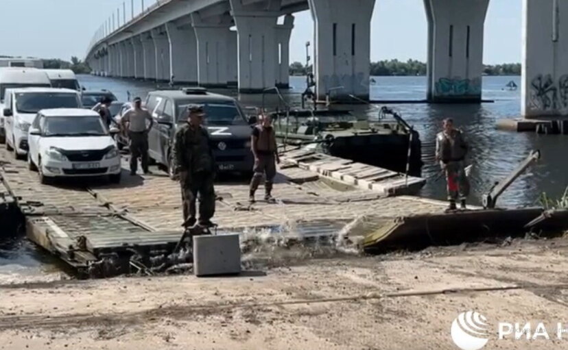 Российская ПВО отразила попытку ВСУ ударить по мосту в Херсоне
