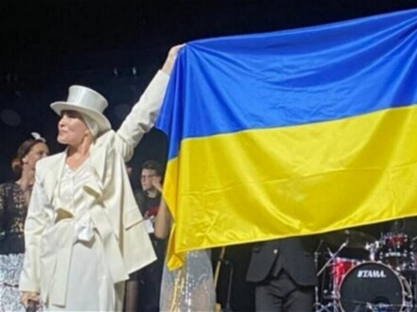 Запашный о Лайме Вайкуле, выступавшей с украинским флагом