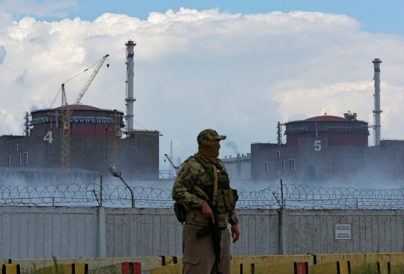 Украина пытается затопить часть Запорожской АЭС