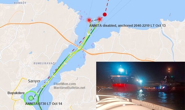 Босфор снова пропускает: судоходство восстановлено после инцидента в проливе